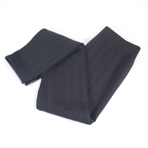 Nautica Pants - Nautica Fleece Leggings Dark Gray L/XL Ribbed